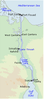 Suez Canal Map